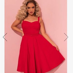 Red Maneater Swing Vixen by Micheline Pitt size Large